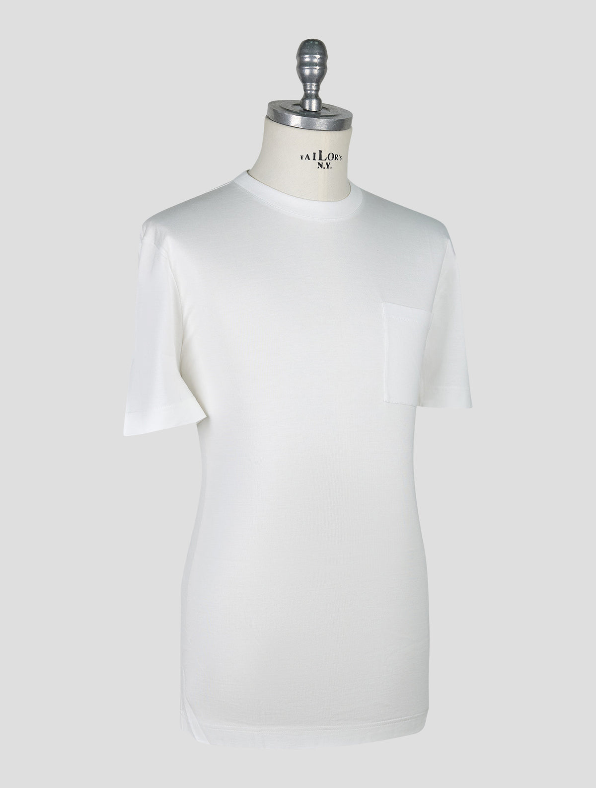 Kiton Knt White Cotton T-Shirt