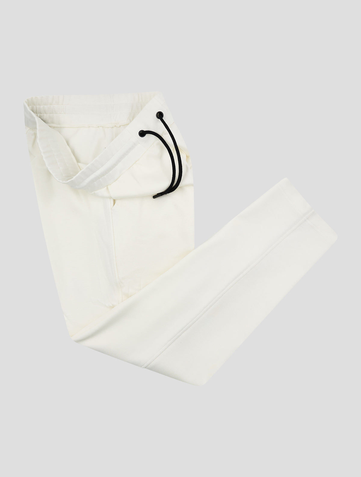Kiton knt White Viscose Ea Jogging Pants