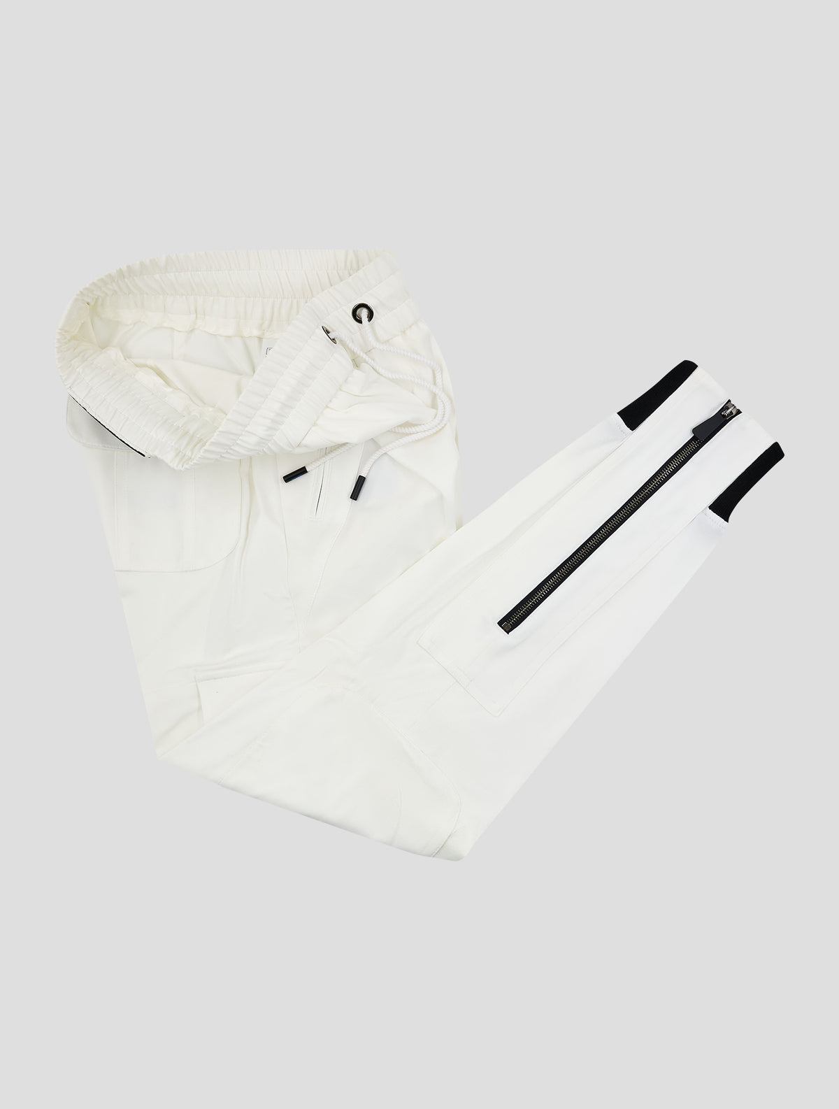 Kiton Knt White Pa Ea Jogging Cargo Pants