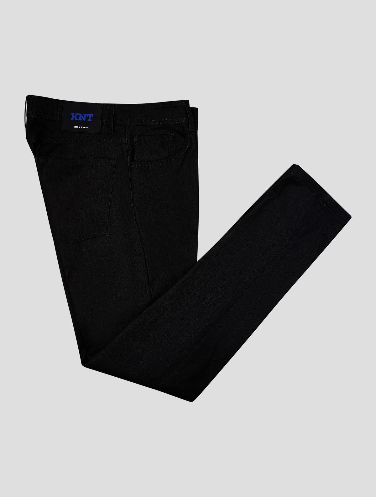 Kiton Knt Black Cotton Pa Ea Jeans