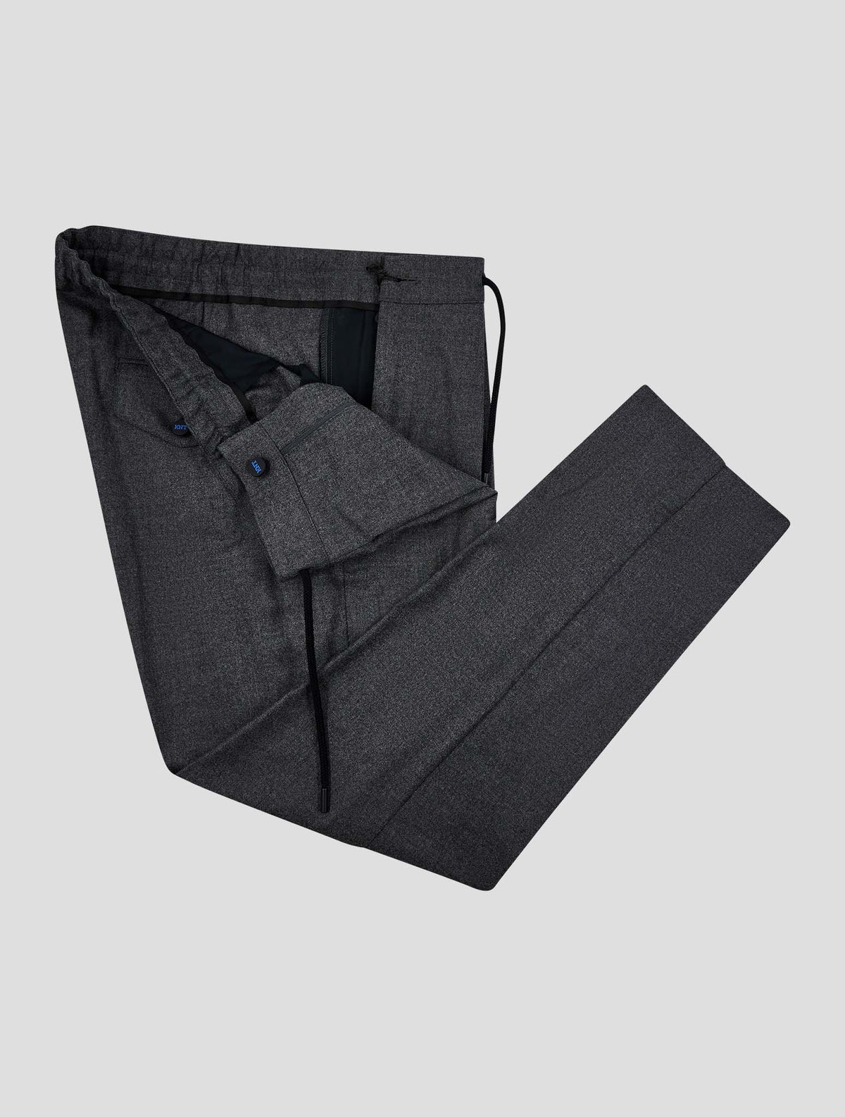 Kiton Knt Gray Virgin Wool Ea Pants