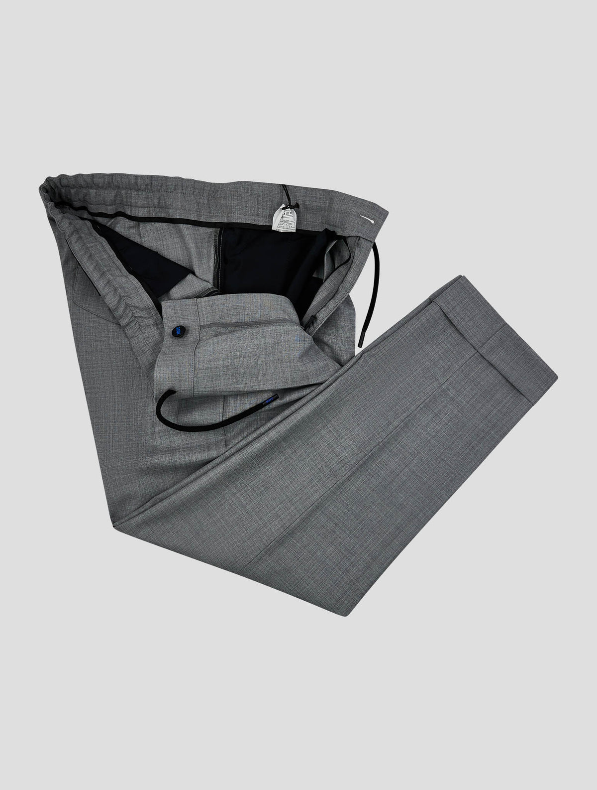Kiton Knt Gray Wool Pants