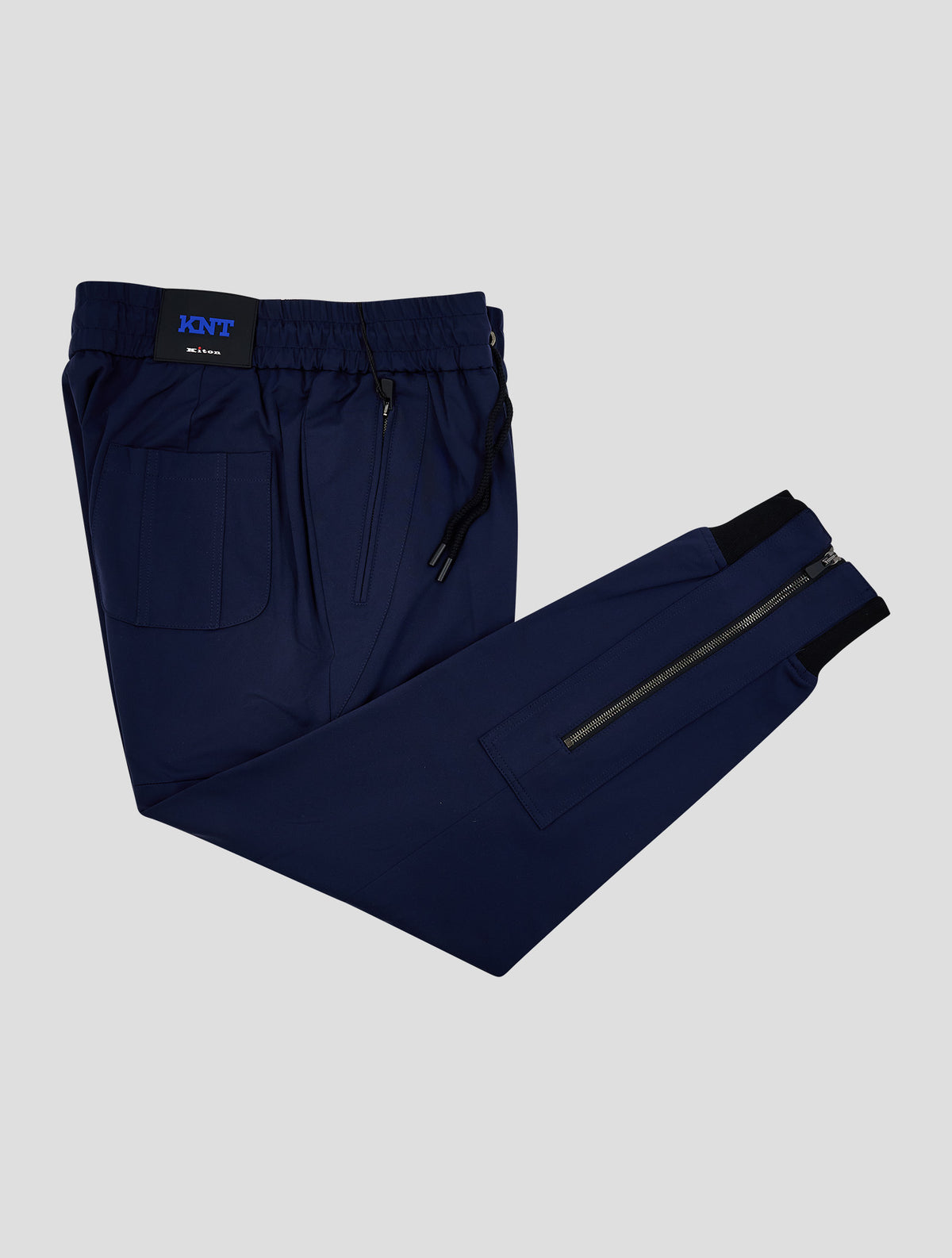 Kiton Knt Dark Blue Pa Ea Jogging Pants