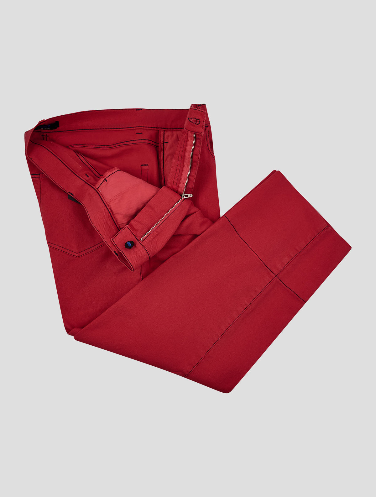 Kiton Knt Red Cotton Ea Jeans