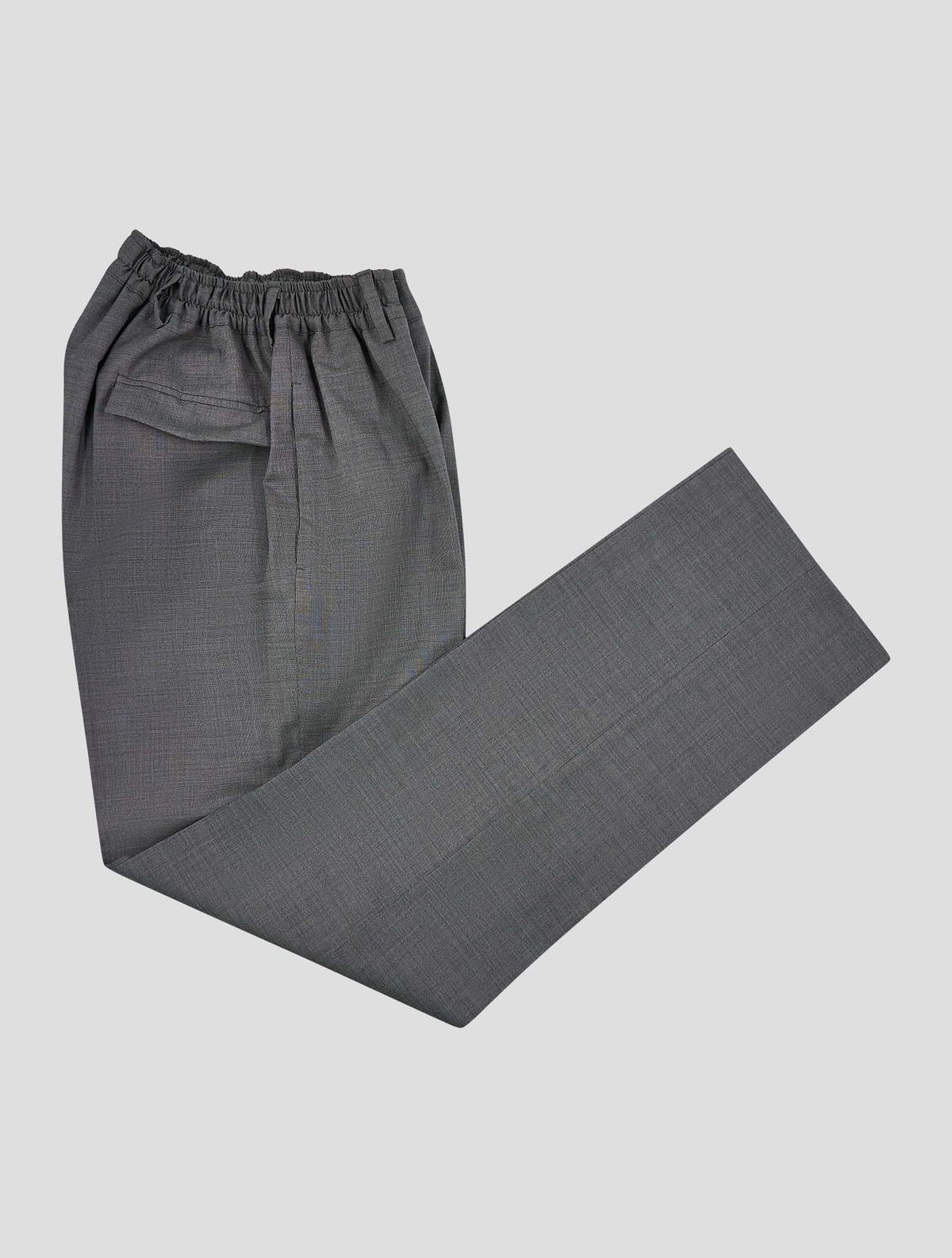 Kiton Knt Gray Virgin Wool Ea Pants
