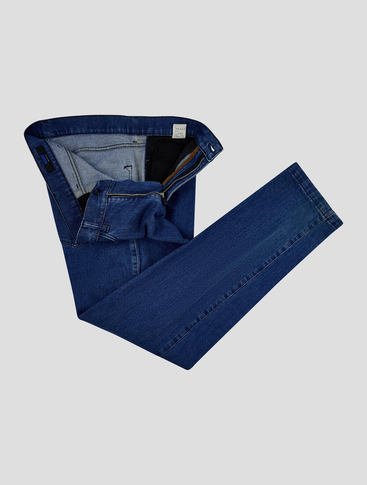 Kiton Knt Blue Cotton Ea Jeans