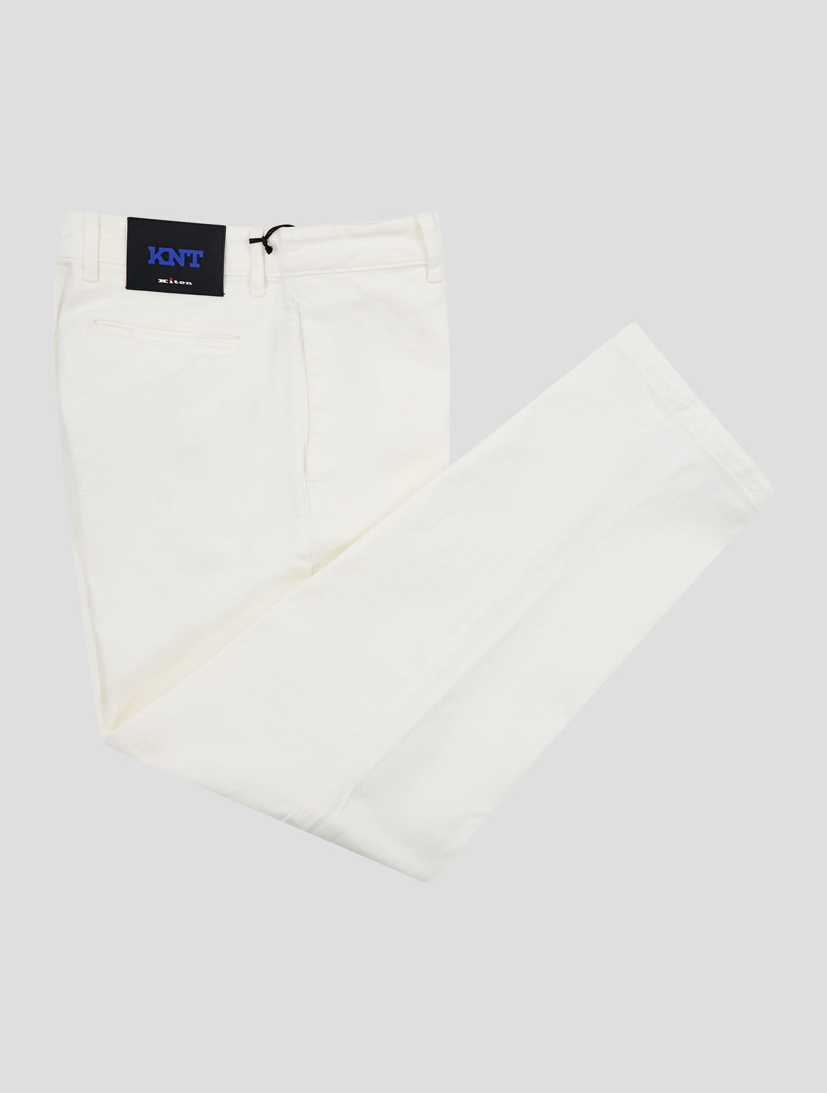 Kiton Knt White Cotton Ea Pants