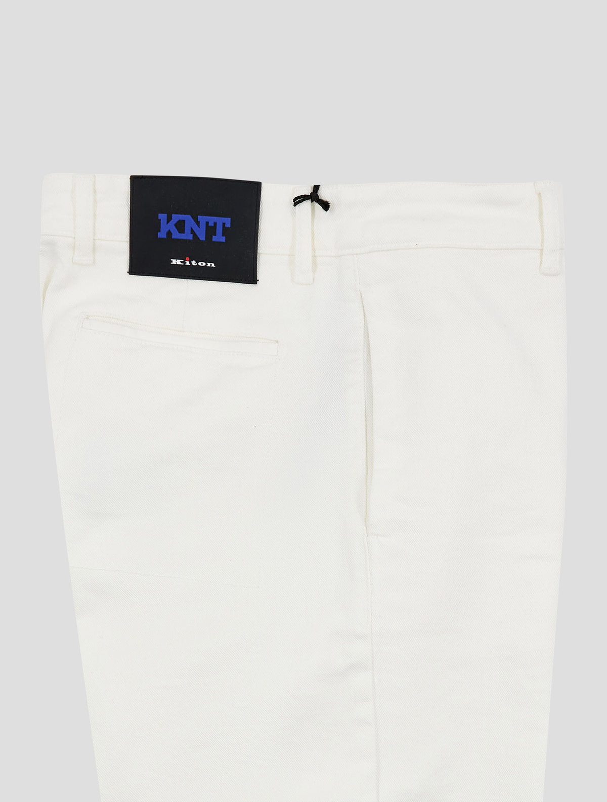 Kiton Knt White Cotton Ea Pants