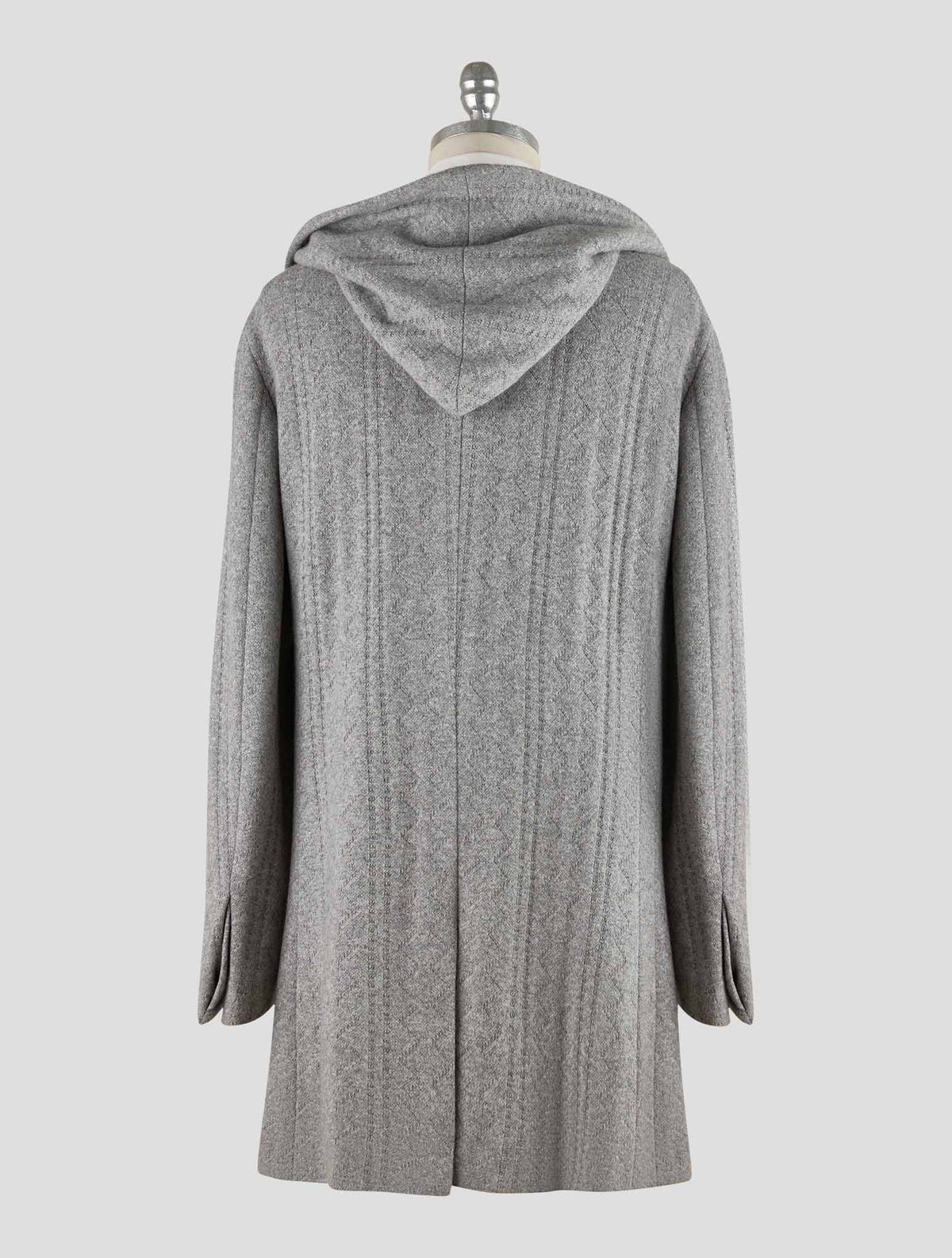Kiton Knt Gray Cashmere Overcoat