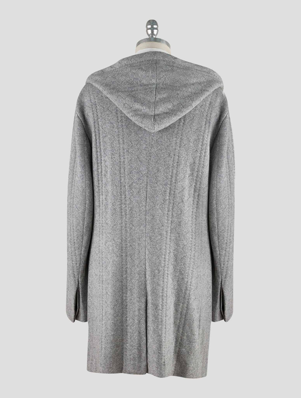 Kiton Knt Gray Cashmere Overcoat