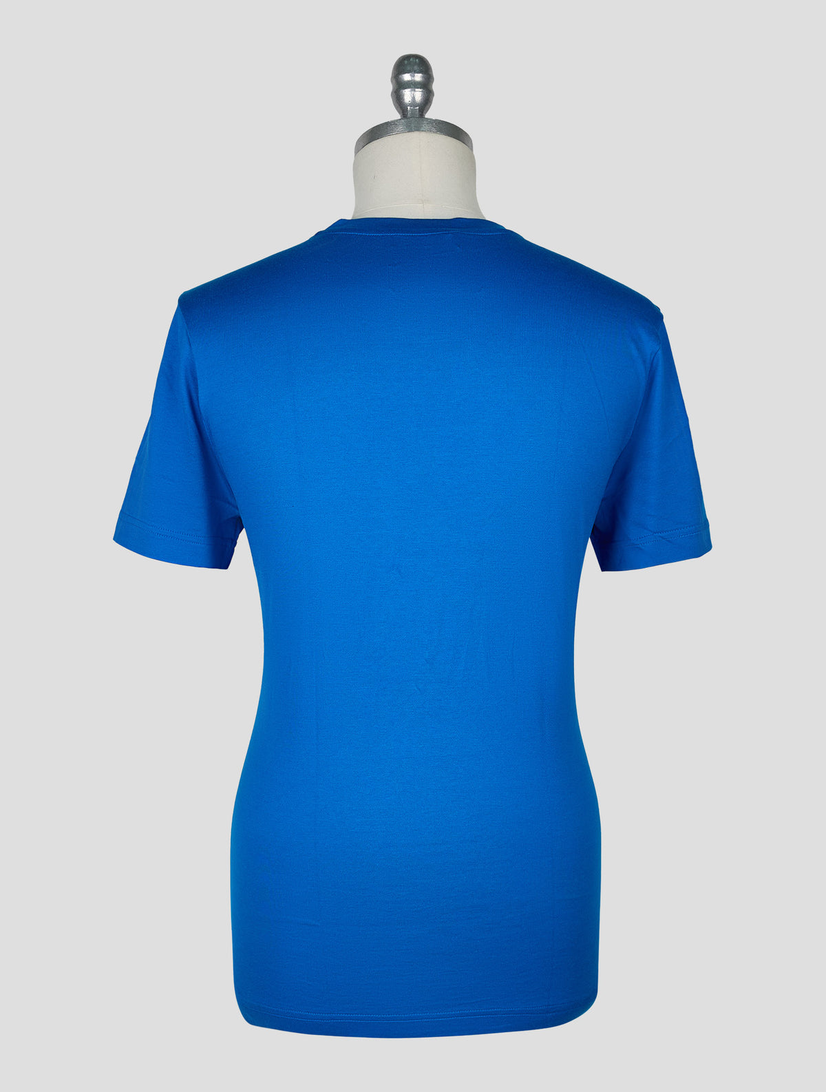 Kiton Knt Electric Blue Cotton T-Shirt